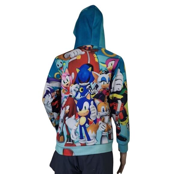 Sonic the Hedgehog Colorful Hoodie - Picture 2 of 3
